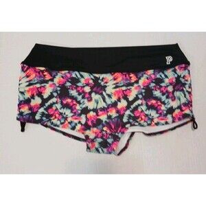 Victoria Secret Pink Ultimate Gym To Swim Shortie Shorts Multicolor Womens Large